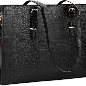 Laptop Bag for Women 15.6 inch Laptop Tote Bag Leather Classy Computer Briefcase